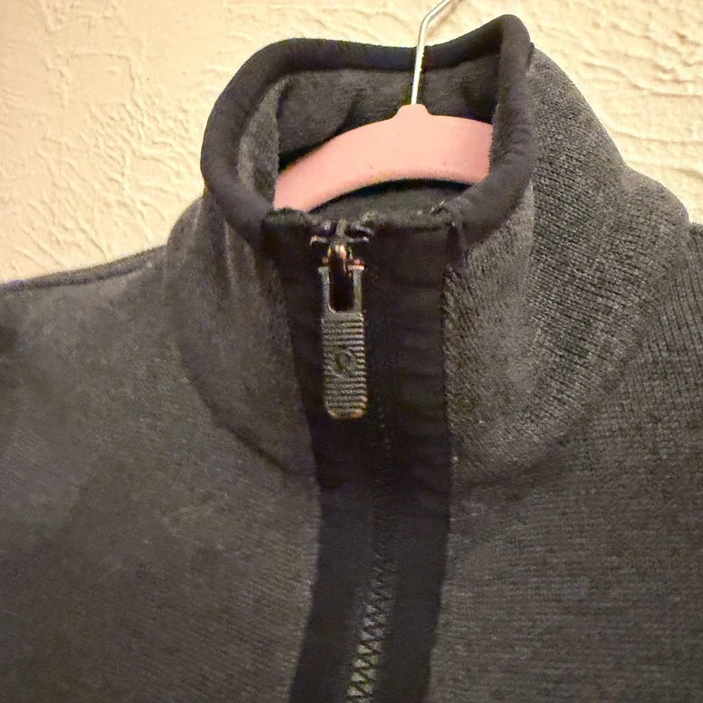 lululemon athletica its fleecing cold zip up Jacket